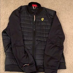 Ferrari hybrid padded bomber jacket